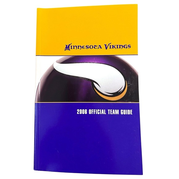 Lot of 3 Vintage Minnesota Vikings NFL Media Guide Yearbook 1988, 1998, 2006 - Picture 4 of 6